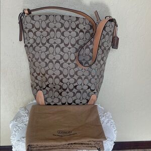 Brown Coach vintage Madison collection Shoulder Bag